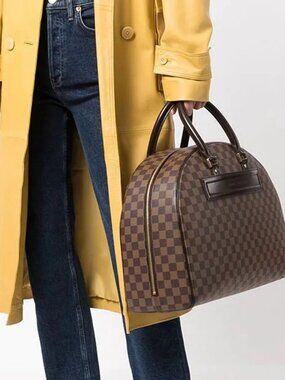 LOUIS VUITTON Damier Sac Nolita 24 Tote Bag travel